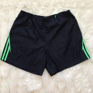 Adidas Large Women Shorts Blue & Green